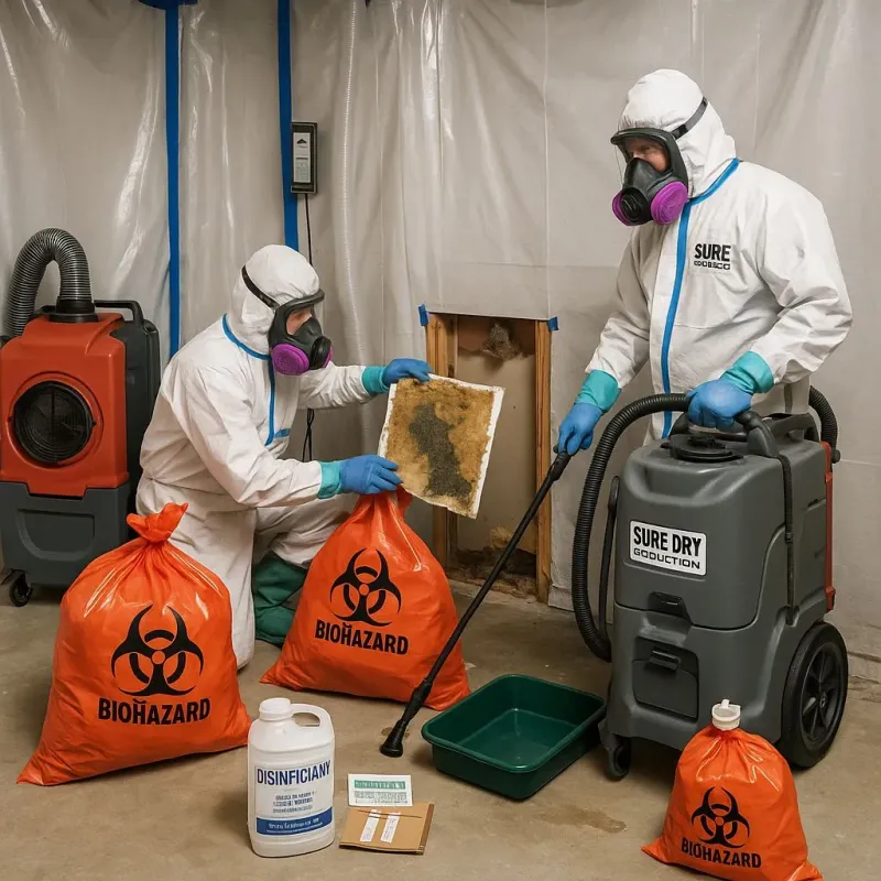 Contaminated Water Handling Protocols process in Amity Gardens, PA